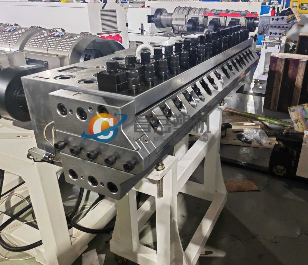 Plastic PVC Artificial Marble Sheet Extrusion Machine / UV Board Production Line