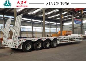 Wholesale 4 Axle 80 Tons 20/30/40FT Low Bed Truck Trailer With Spring Suspension from china suppliers