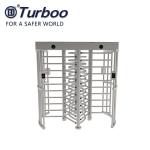 Card Reader 304 Stainless Steel Turnstiles , Electronic Turnstile Gates
