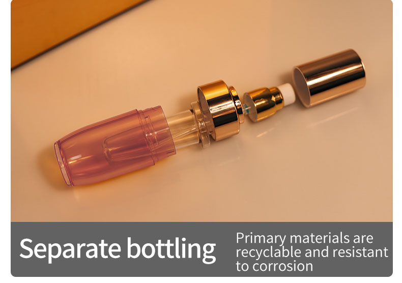 Acrylic Industrial Cosmetic Lotion Pump Bottle , Essential Oil Bottle With Collar Material
