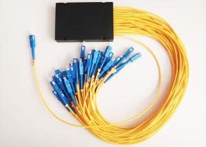 Wholesale Single Mode Fiber Optic Coupler 1x32 PLC Optical Splitter with 3mm G657A Fiber Cable from china suppliers