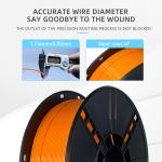 1.75mm 3D Printer Orange PLA Filament With Strong Toughness And Forming
