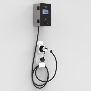 Wholesale 22KW Wall Mounted EV Charging Station 32A Commercial Electric Vehicle from china suppliers