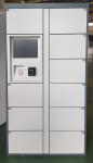 12 Door Airport Public Storage Locker For Luggage Deposit With Advertising