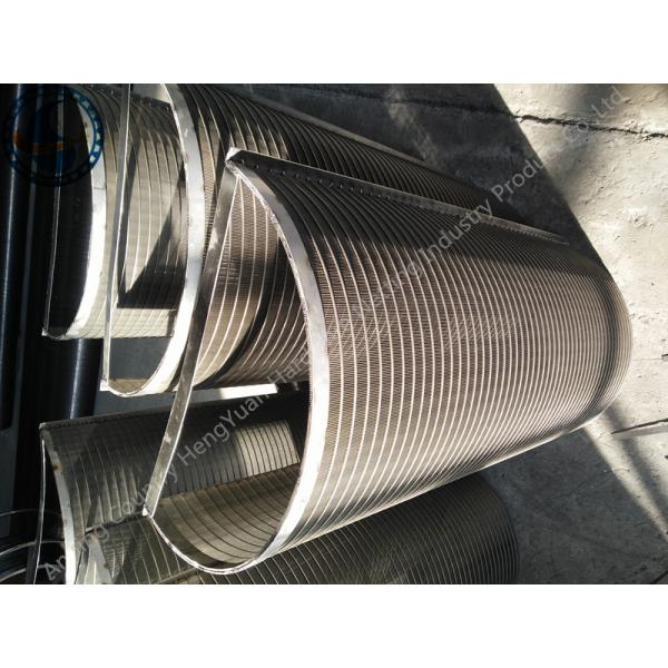 Non Clogging Wedge Wire Screen Panels