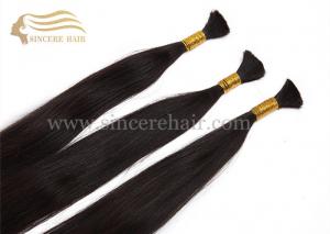 Wholesale 20 Natural Virgin Human Hair Extensions Bulk Hair for sale, 20 Black Natural Real Virgin Hair Bulk Extensions For Sale from china suppliers