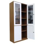 Double-Color Narrow Sided Swing Door Steel Filing Cabinet Knock Down Metal