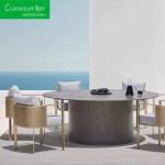 Stainless Steel Sectional Sofa and Chair Set for Modern Garden Furniture in