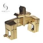 Metal Light Gold Coffin Corner Funeral Itmes Funeral Interment Ornamentation 15#