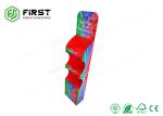 Colored Printing Retail Store Paper Cardboard Floor Display Stands For Toys