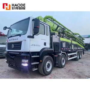 Wholesale 2021 Years Zoomlion Scania 63m (5 axle) Used Concrete Pump Truck 58m Horizontal Delivery Distance from china suppliers