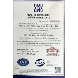 HANGZHOU BEISHUN BRISKSPRING ENVIRONMENTAL TECHNOLOGY CO., LTD. Certifications