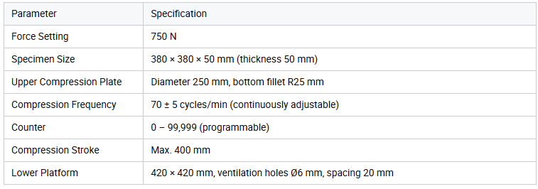 Sponge Elasticity and Rebound Coefficient Tester with LCD Display Supporting ASTM ISO Standard