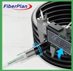 Outdoor Armored Singlemode GYXTW G652D Fiber Optic Wire Cable Black Aerial