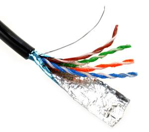 Wholesale Black Strong UV PE Network Lan Cable With Jelly Outdoor Installation from china suppliers