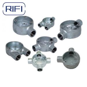 Wholesale Malleable Iron Electrical Circular Junction Box Outdoor Round from china suppliers