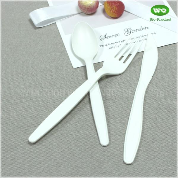 100% Compostable 7inch CPLA Cutlery Sets Heavyweight Disposable Biodegradable