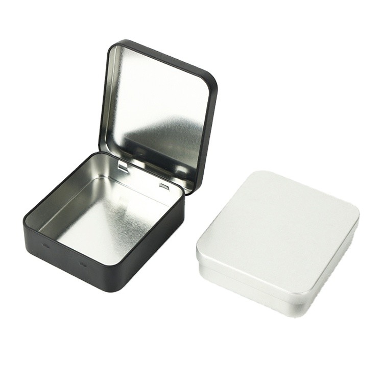 Cool Mint Tins Square Metal Case Cheap Mint Packaging Tin Box CMYK Printing