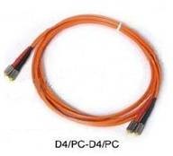 Good Exchangeability Simplex Fiber Optic Cable Flame Retardant D4 Series