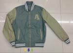 053 Men's pu fashion baseball jacket coat stock