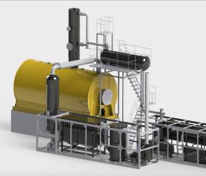 Wholesale Waste Tyre Pyrolysis Oil To Diesel Distillation Equipment Used Motor Oil Recycling Plant from china suppliers