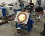 Industrial Induction Heater 110kw Melting Frunace Manual Tilting For Iron