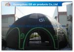 4 D - Ring Black Inflatable Air Tent Igloo Dome Tent for Outdoor Show