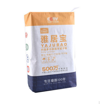 Flexo Print Pasted Valve Multiwall Paper Bags Wear Resistant Cement Packaging Paper Bag