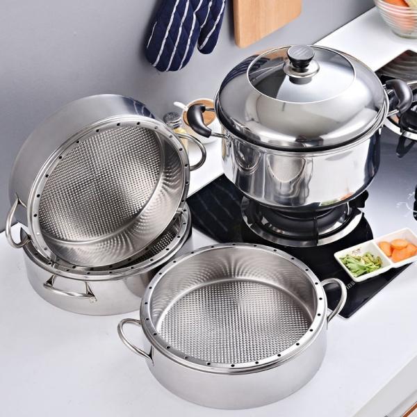 Commercial Cookware Multilayer Stainless Steel Steamer Pot Large Capacity