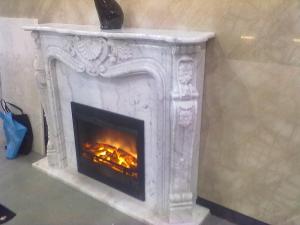 Wholesale White marble fireplace mantel from china suppliers