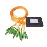 Durable Fiber Optic Splitter Box ABS Type , 2.0mm Passive Fiber Optic Splitter