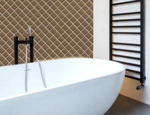 Wholesale Brown Polished PRIMIERA Lantern Mosaic Glass Tile , Matt 250x270mm Decoration Wall Tile from china suppliers
