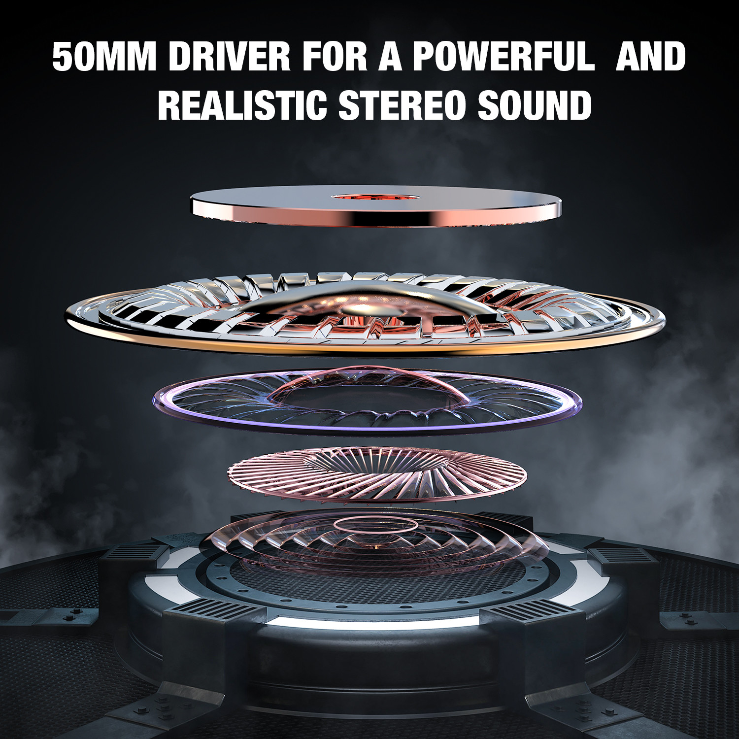 50mm Driver Braided Cable Gaming Headset Headphones 100mA Onikuma X9