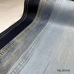 Indigo Soft 100% Tencel Cotton Denim Fabric 16S Combed Yarn 160cm 254 gsm