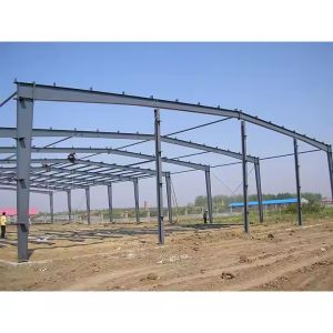Wholesale 5m Bay Prefabricated Steel Structure Warehouse Building High Fire Resistance Guaranteed from china suppliers