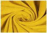 Yellow Color Male Trousers Soft Corduroy Fabric Water Repellent Plain Dyed