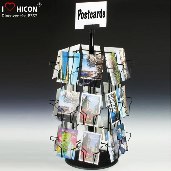 CD Merchandising Metal Display Racks 32 Pockets Book Retail Rotating Display