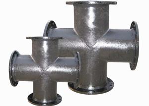 Wholesale Flanged Cross Ductile Iron Pipe Flanged Fittings DN80 - DN600mm EN545 Standard from china suppliers