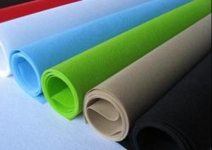 China 10 - 200gsm PET Non Woven Fabric Custom Heat Transfer Printing Pattern on sale
