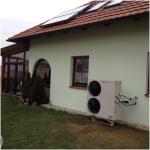 House Heating Hydronic Heat Pump System , 380V / 50HZ Air Temp Heat Pump Water
