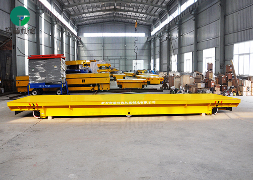 Material handling equipment 15 ton transfer cart battery powered applied in outdoor working site