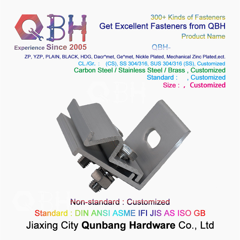 Stainless Steel Solar Panel Roof Clamps Photovoltaic Support Accessories General Purpose Hardware