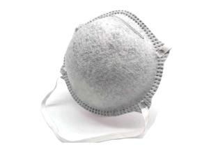 Wholesale Easy Breathing Dust Respirator Mask FFP2 Gray Color Non Woven Fabric Material from china suppliers