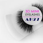 Real Siberian 17mm Mink Lashes , Multi Layered Type Black Mink Lashes