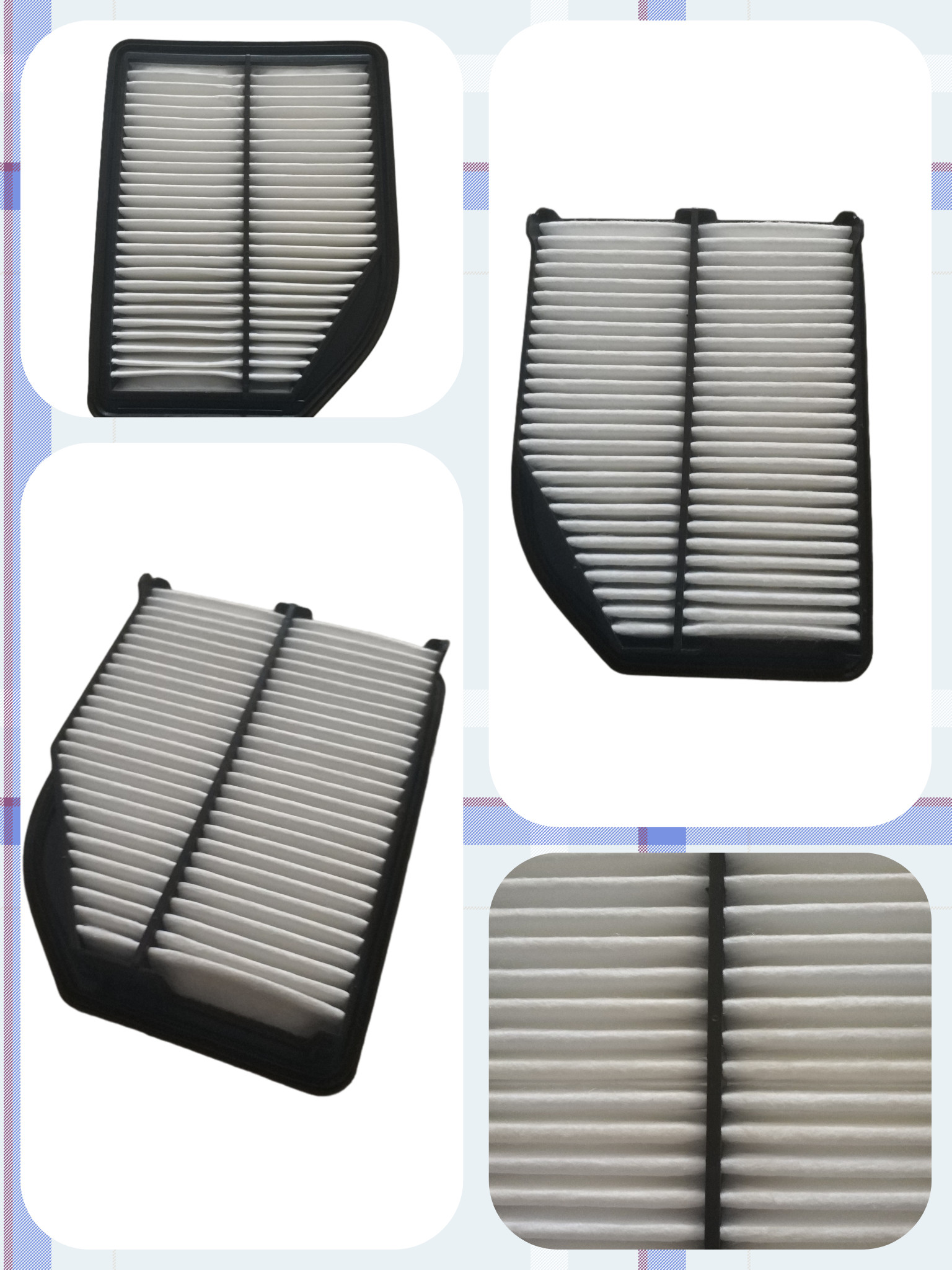 FA-464S Automobile Air Filter PP 17220-R5A-A00 For HONDA 257mm
