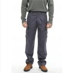 Cotton FR Twill Cargo Flame Resistant Pants Gray 6 Pockets 7.5oz Fire Rated Work
