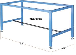 Wholesale Mobile Industrial Work Benches Warehouse Packing Benches Top Optional 72&quot; X 36&quot; from china suppliers