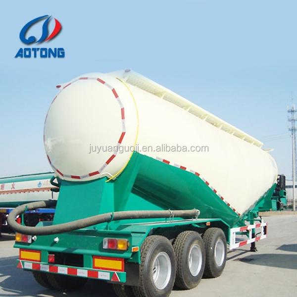 Truck Trailer 20-70cbm Volume 3 Axles 50tons Cement Truck Bulk Cement Tank Semi