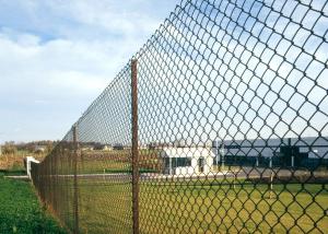 Wholesale Anti Corrosion Black 2m High Steel Chain Link Fencing With Vinyl Coated from china suppliers