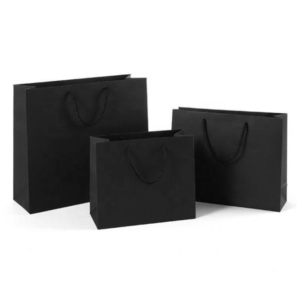 Handmade Custom Print Logo Paper Cardboard Shopping Retail Carry Bag for Luxury